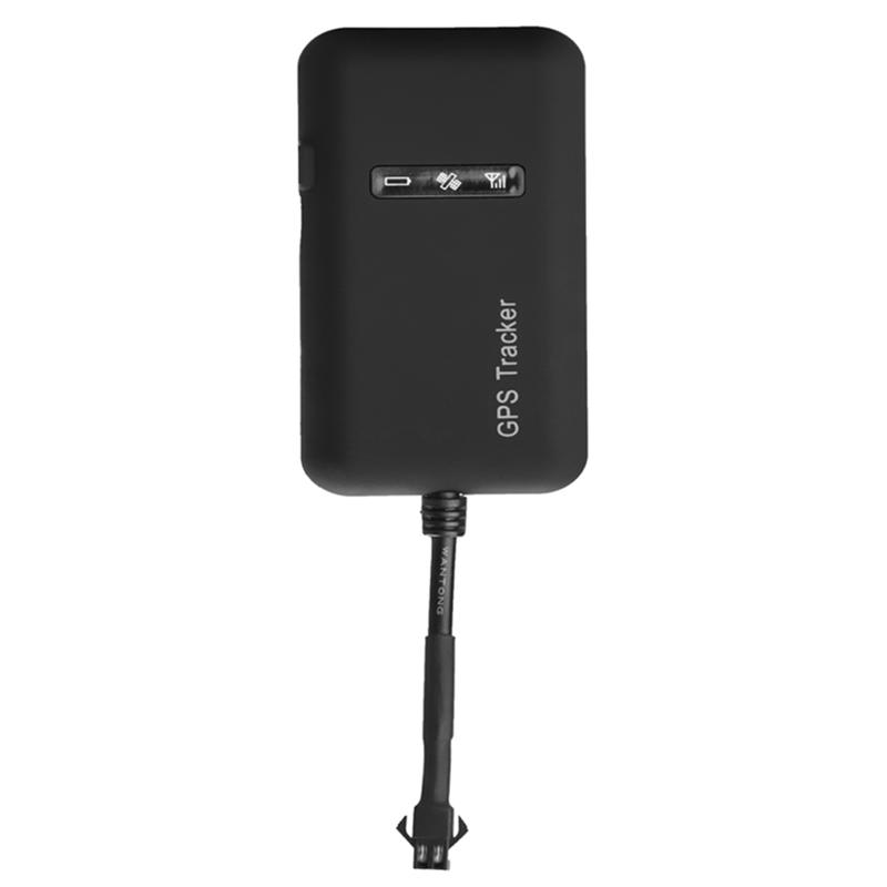 WF-1Set GT02A 12V-36V Real-Time GPS/GSM/GPRS SMS Car GPS Tracker Real-Time Positioning Supports Google Maps Link Plastic Black