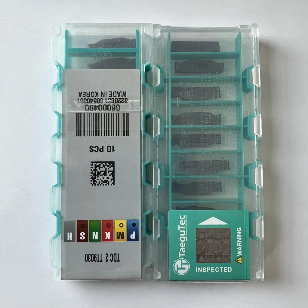 TaeguTec / TDC2 TT9030 /Original Carbide Blade 10 Pcs
