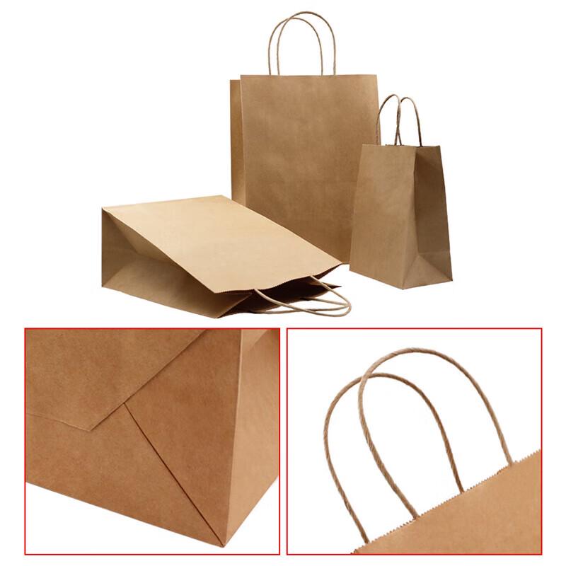 Kraft Paper Handle Bags