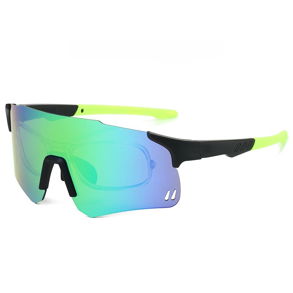 Rimless Sports Protective Sunglasses Men Fashion Mirror Outdoor Cycling Goggle New Women Anti-UV Windproof Shades