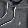 Polo Ralph Lauren Embroidered Pony Logo Hooded Fleece Long Sleeve Dress Women dresses Gray WMPODRSNFA20392-020
