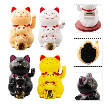 Lucky Cat Lucky Cat Ornament Automatic Light Energy