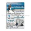 To My Wife Love Husband To My Husband In Heaven I Was Supposed To Spend The Rest Of My Life With You Metal Tin Sign Poster