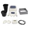 Bedside Commode for Toilet Soft Padded Removable Armrest High Load Capacity Odor Control Commode Chair with 2 Buckets