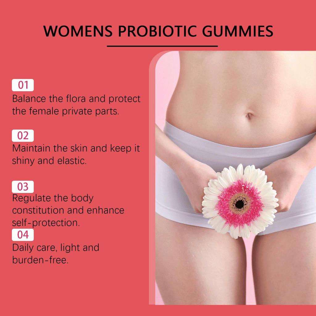 Probiotische Gummibärchen für Frauen: Sanfte Pflege, Nährender Komfort, Steigert die Vitalität