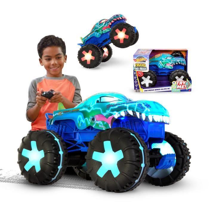 Hot wheels monster trucks-mega-wrex-véhicule télécommandé échelle 1/15 jbd90 chiaro