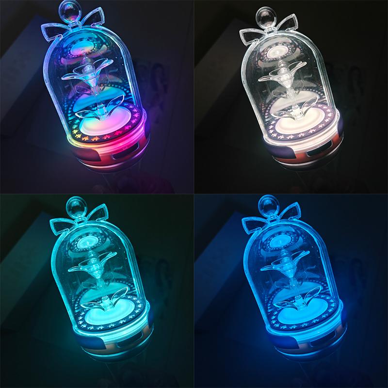 Kpop Lightstick With Bluetooth Concert Support Light Stick Minju Moka Iroha Wonhee Fans Collection Toy For Kidss Gifts