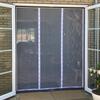 Magnetic Door Screen White Mosquito Net Customized Size Summer Insect Automatic Closing Suitable for Large Sliding Glass