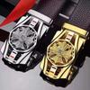 Men's Diamond-Studded Fashion Belt with Automatic Buckle