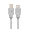 NANO CABLE USB 2.0 Extension Cable Nanocable 10.01.0204/ Usb Male - Usb Female/ 3m/ Beige