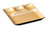 Wakaizumi Laque Plat de Buffet Lave-vaisselle TA Assiette Combinée, Sûr, Assiette à Trois Pièces, Beige, Unryu, M-19-62