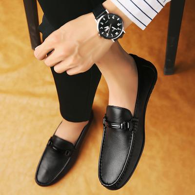 Zapatos Casuales de Cuero para Hombre Negocios Transpirables Mocasines para Hombre Zapatillas Planas Calzado de Cuero Genuino Slip on Zapatos para Conducir Cómodos