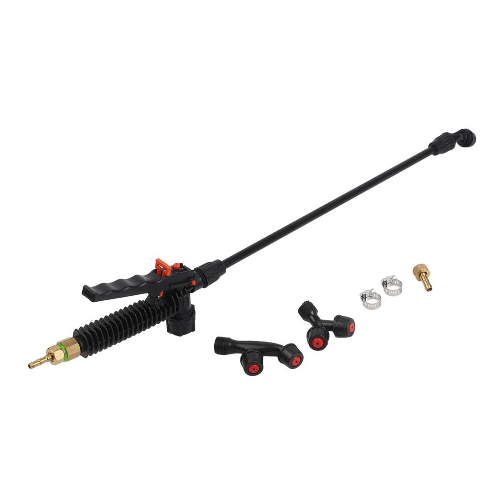 1 Set Lancia Manuale per Zaino Sprayer con 3 Ugelli, Barbicini in Ottone da 1/4" e 3/8", Accessori per Agricoltura, Giardinaggio e Pulizia