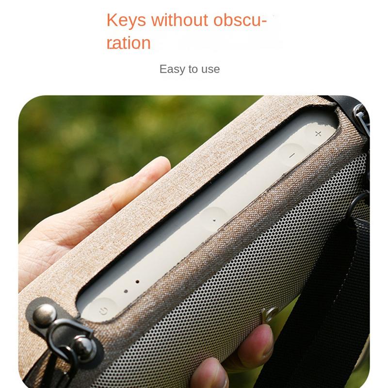 

For Beats Pill 2025 Speaker EVA Zipper Storage Hard Case EVA Zipper Storage Hard Case EVA Protective Travel Case золотий