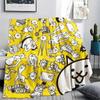 1PC THE BATTLE CATS Print Flannel Blanket, High quality Comfortable for All Seasons, Home Decor, Warmth and Comfort, Perfect for Christmas Gifts207
