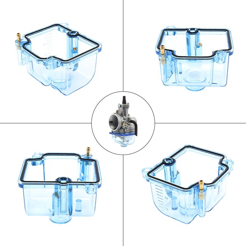 Motorcycle Transparent Carburetor Lower Cover Bowl For PWK 28 30 32 34mm  4T 50-300ccEnduro Motocross Dirt Pit Bike Tuning Parts