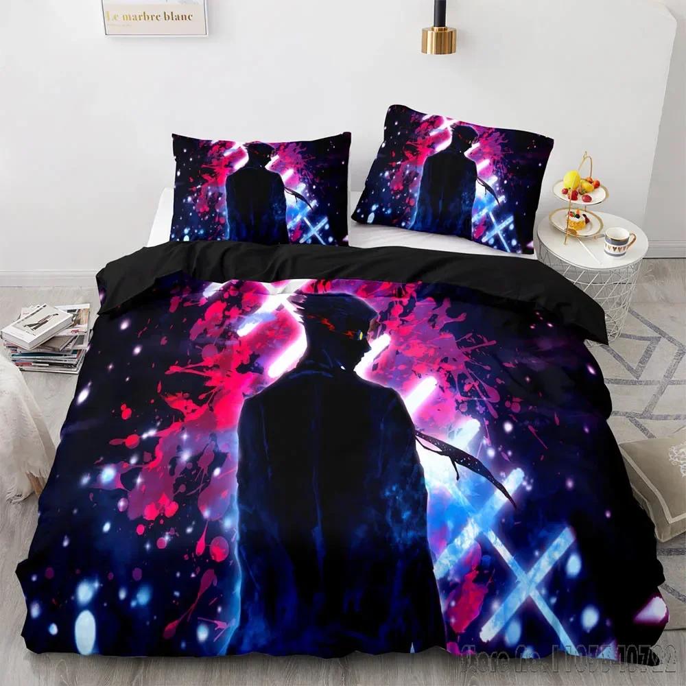 Anime Jujutsu Kaisen Satoru Gojo Duvet Cover Set HD Comforter Cover for Kids Bedding Sets Bedclothes Bedroom Decor
