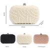 Hand Made Luxury Pearl Clutch Women Purse Diamond Chain Evening Bag Party Wedding Bolsa Feminina Bag