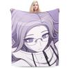 Eito HUNDRED LINE Knitted Blankets Flannel Last Defense Academy Lightweight Throw Blankets for Outdoor Travel Bedspread