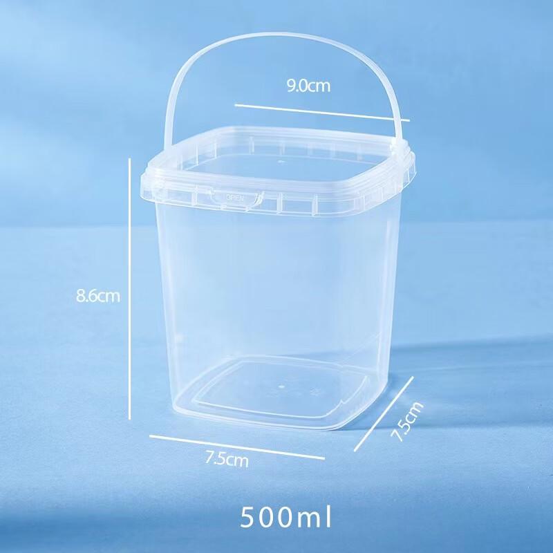 Transparent Square Food-Grade Plastic Storage Containers