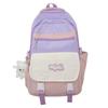 High-value contrasting schoolbag female junior high school students large-capacity new high school students primary school students backpack
