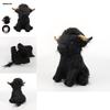 Adorable 11in Scottish Highland Cow Plush Toy