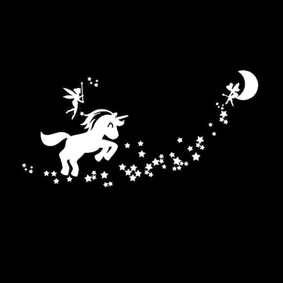 Kunststoff-Wandaufkleber, sicher, einfach anzubringen, PVC, leuchtet im Dunkeln, Sterne, Wandaufkleber für Heimdekoration