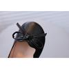 Children's Square-Toe Leather Shoes Girls Fashion Little Bow Flats Toddler Princess Shoes Dance Footwear
