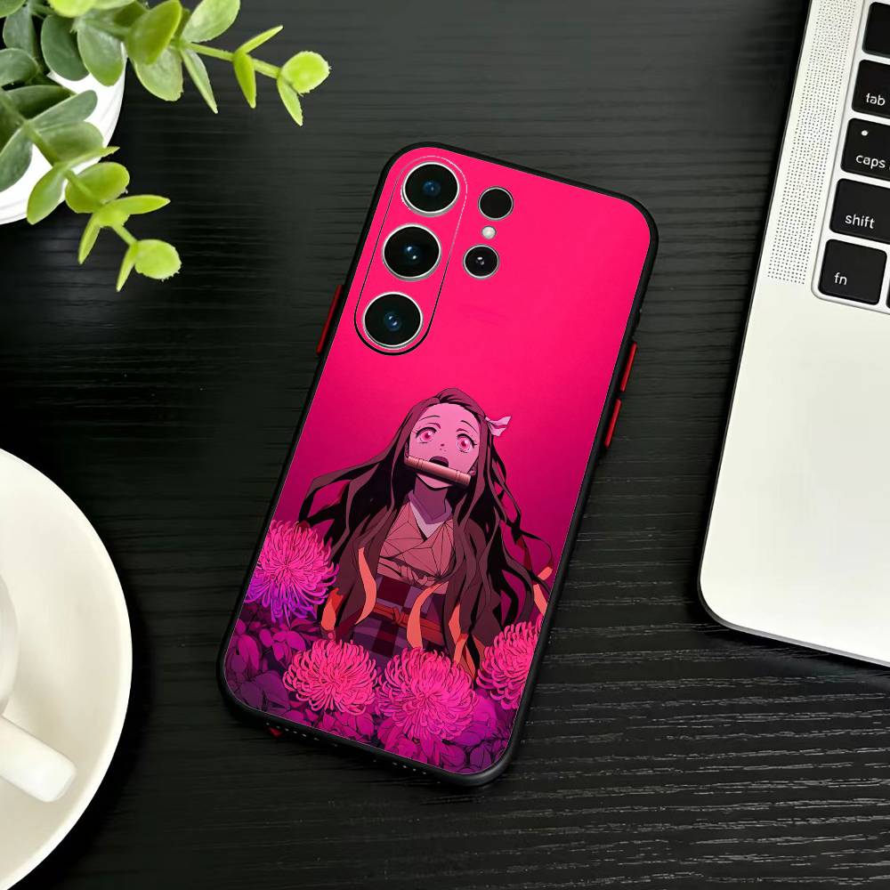 Nezuko P-Kamado Phone Case For Samsung S26,S25,S24,S23,S22,S21,S20,Plus,Fe,Lite,Others Black Cover
