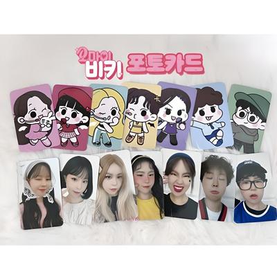 [Limited Edition] Get All 14 Oh My Biki Photocard Characters and Real Photos! Enjoy the Photocard Wrapping Game That Kids Love These Days!