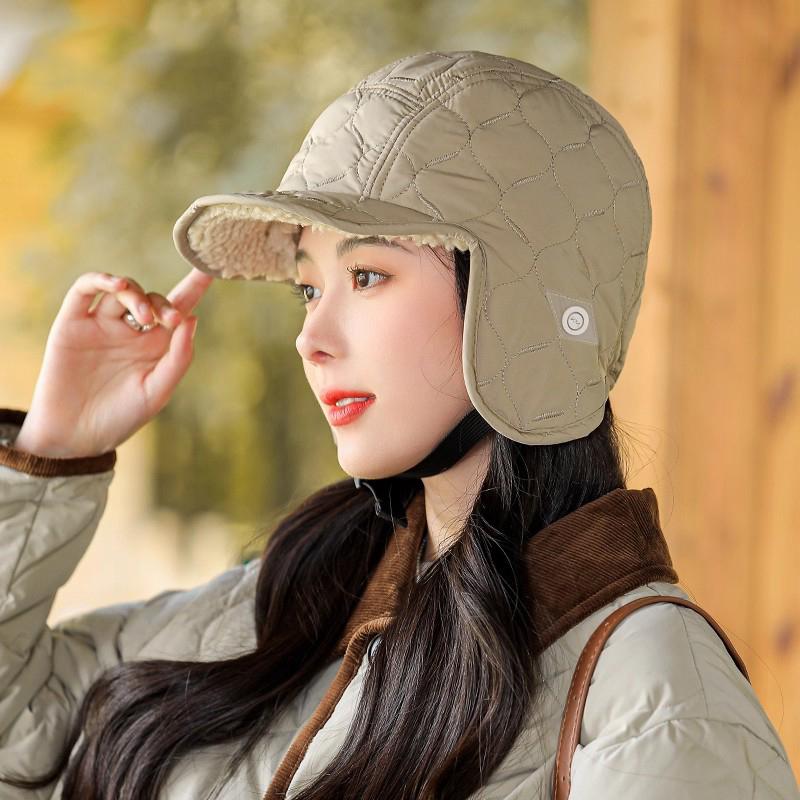 Winter Men Women Trapper Aviator Trooper Earflap Warm Waterproof Ski Down Hat Bomber Cap Ear Protector Hats Double Sided Wearing