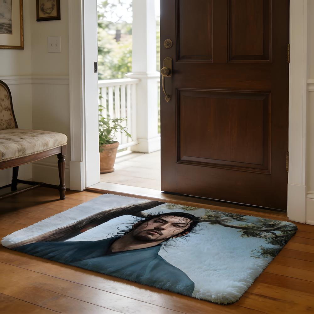 VVagabond Manga Anime Floor Mat Soft Flannel Absorbent Mat Non-Slip Rug Home Bedroom Bathroom