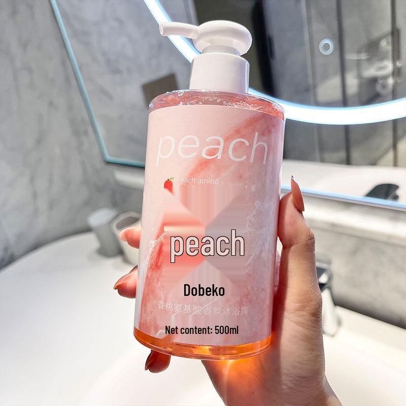Family Size Camellia & Red Pomegranate Body Wash with Long-Lasting Moisturizing Ebony Rose Fragrance