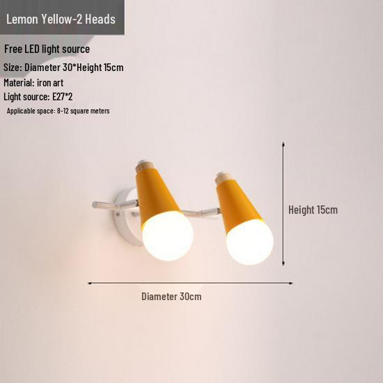 Modern Nordic Wall Lamp: Stylish Lighting for Bedroom, Living Room, Bar, or Staircase