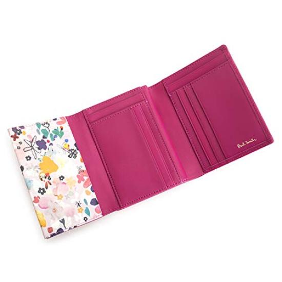 Paul Smith Bifold Wallet with Pink Women's Clasp, (pwd514-24)