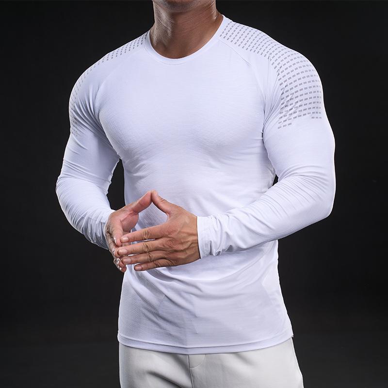 Long-sleeved Tights for Men's Outdoor Sports Running Fitness Training Muscle Quick-drying Top