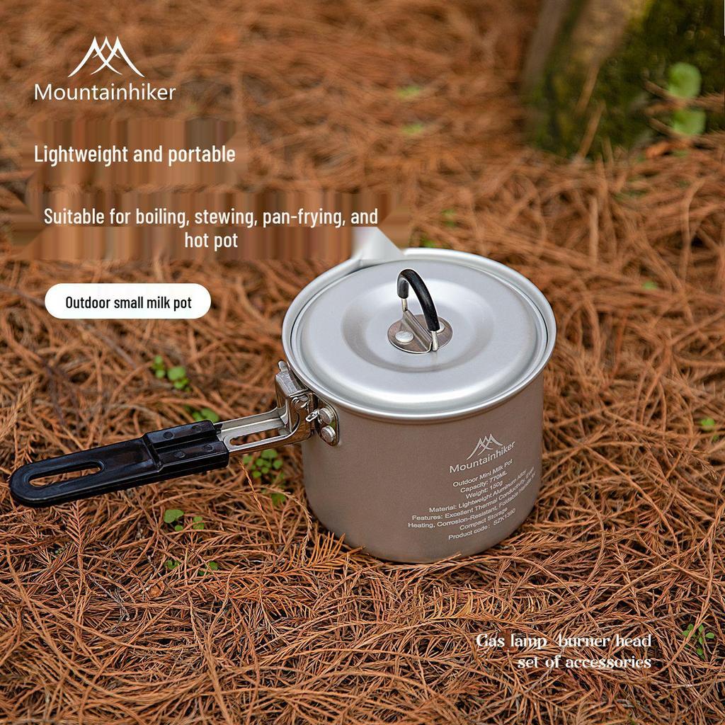 Compact Camping Teapot: Portable Outdoor Cookware for Boiling Water on Wild Stove or Picnic Table