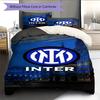 Inter logo  Pattern Bedding Quilt Set Quilt Cover Pillowcase Home Decoration Birthday Gift (1 * duvet cover + 2 * pillowcase, without core)