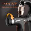 Ergonomic Adjustable Size Hand Grip Strengthener with Digital Counter5-60kg ResistanceIdeal for Fitness Muscle Training Rehabili