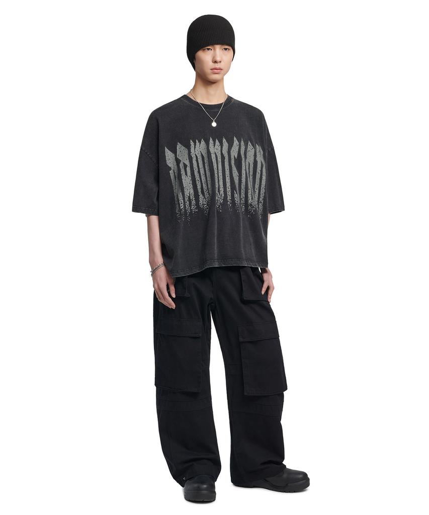 Nomaenyueol Pentrum Cargo Pants - Washed Black