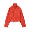 European and American Style, New Women's Clothing, Fashionable, Casual, Polka Dot Bubble Sleeve Jacket 5247/713