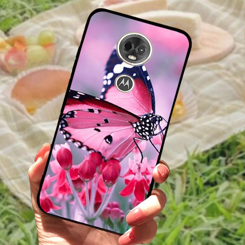 Etui Silikonowe Miękkie Odporne na Wstrząsy TPU Tylna Pokrywa dla Motorola Moto E5 / E5 Play EU / E5Plus / E5 Plus Capa E5Play E 5 Marmur