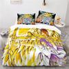 Cartoon 3d Saint Seiya Printed Bedding Set Anime Duvet Cover Pillowcase Adult Kids Comforter Cover Set Twin Full Queen King Size