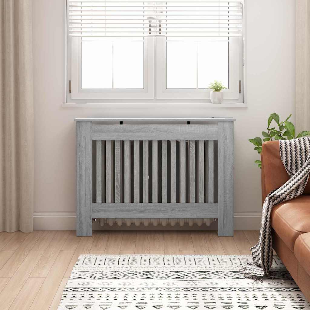 Radiator Cover Grey Sonoma 112 x 19 x 81.5 cm