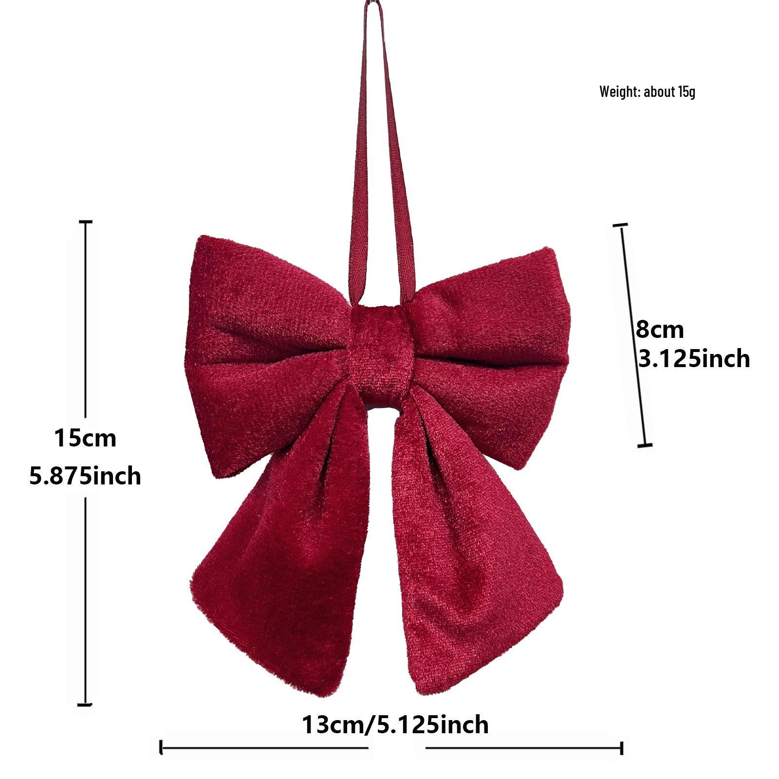 

Large Red Velvet Bow for Christmas Tree, Wedding, Room, Shop, or Mall Window & Wall Decor