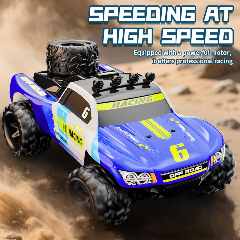 KF19 4WD 1:18 RC Car Off-Road Truck With LED lights 2.4G High-Speed Remote Control Cars for Child Outdoor Entertainment Toys
