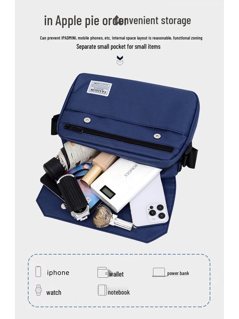 Unisex Lightweight Crossbody Shoulder Bag with Large Capacity