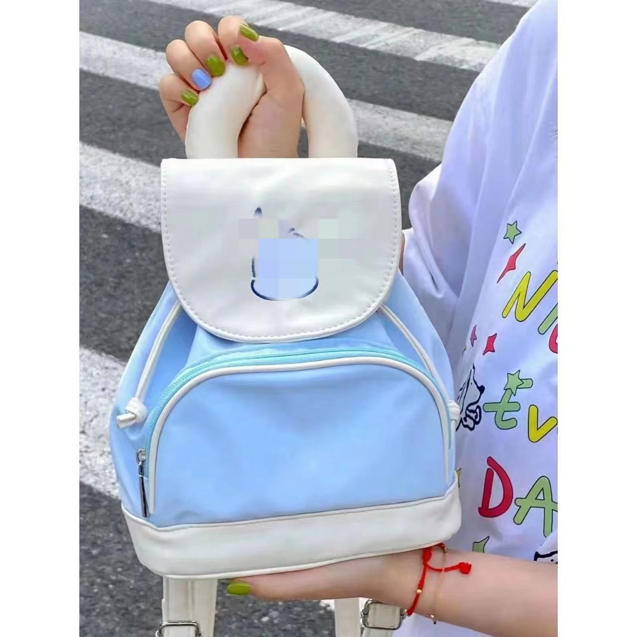 

Cute Pacha dog mini student backpack children s class commute schoolbag handbag tide