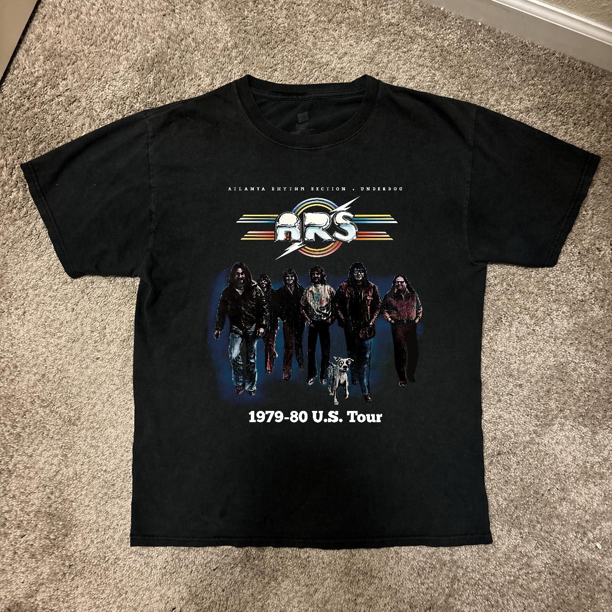Atlanta Rhythm Section 1979 US Tour Black T-Shirt Full Size S-5XL S разноцветный