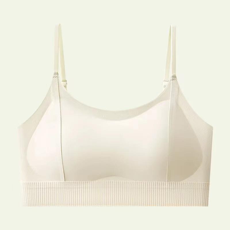Sexy Seamless Fixed Cup Push Up Cross Back Strappy Bra For Women